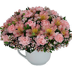 Pink Flower Mug