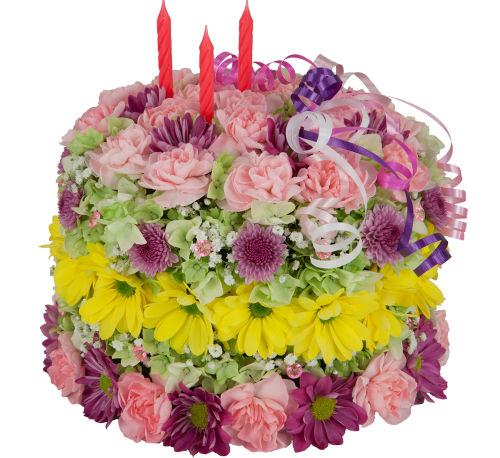 Floral Birthday Cake Littleton Florist: Pretty Petals | Local Flower  Delivery Littleton, CO 80120