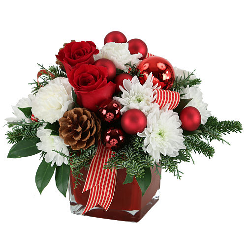 christmas floral decorations