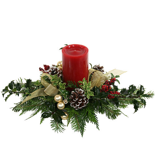 Pillar Candle Centerpiece