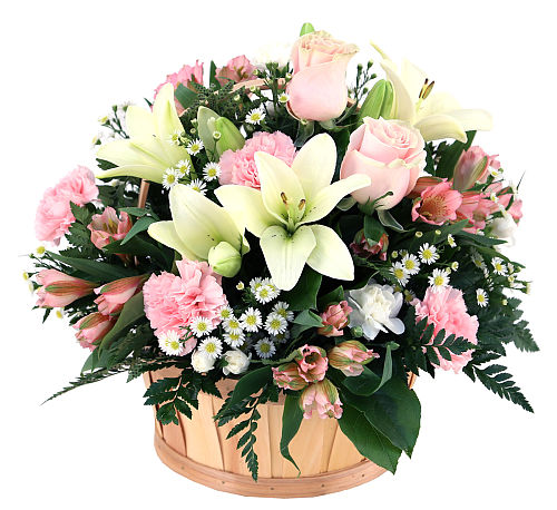 Pretty Pink Basket #MD144AA • Canada Flowers