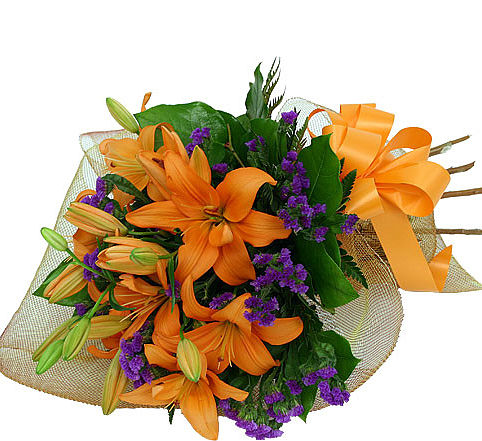 Orange Lily Bouquet