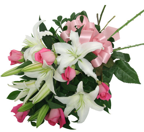 Lily and Rose Bouquet