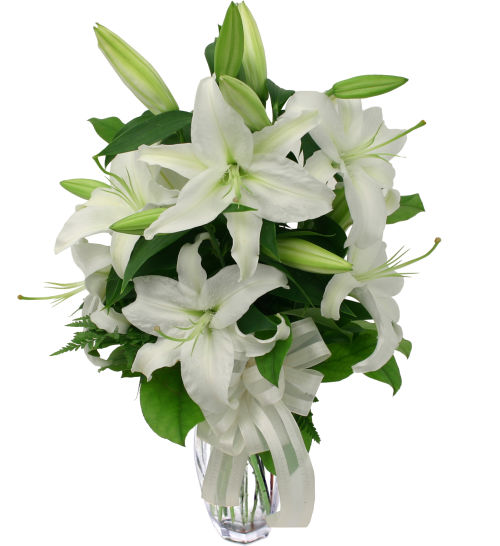 Casablanca Lilies SY20AA · Sympathy Flower Arrangements 