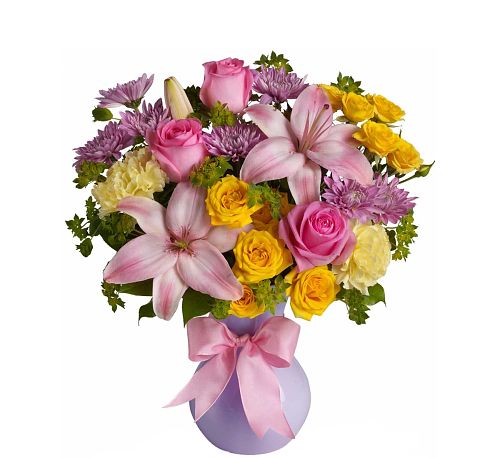 Teleflora's Perfectly Pastel Bouquet