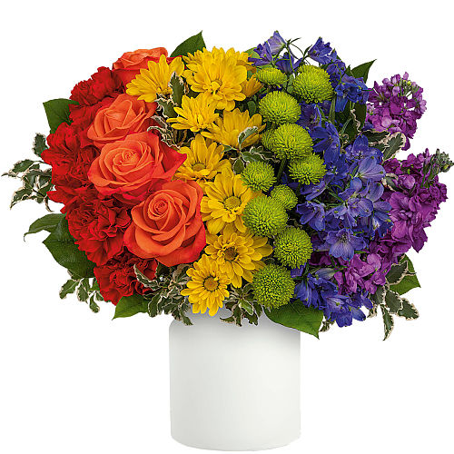 Teleflora's Rainbow Love Bouquet