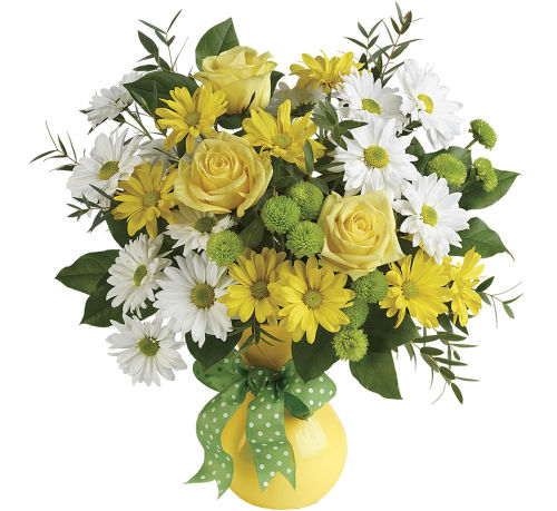 Teleflora's Daisies And Dots Bouquet