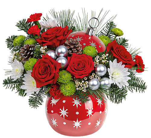 Teleflora's Bright Christmas Bouquet