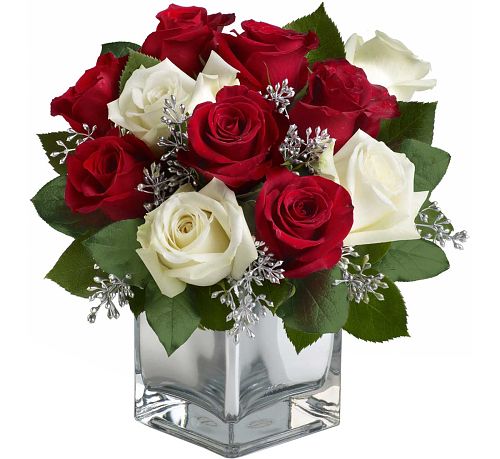 Teleflora's Faith Hill Snowy Night Bouquet