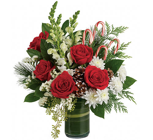 Teleflora's Festive Pines Bouquet