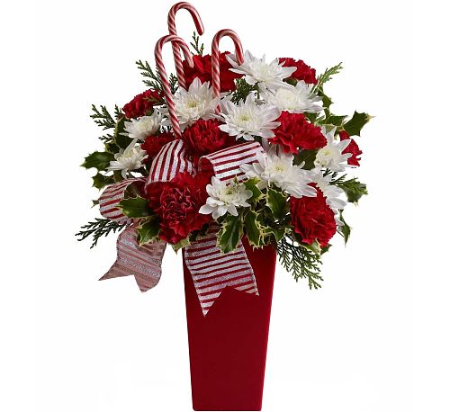 Teleflora's Peppermint Posies