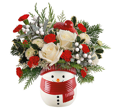 Teleflora's Snowy Delight Bouquet