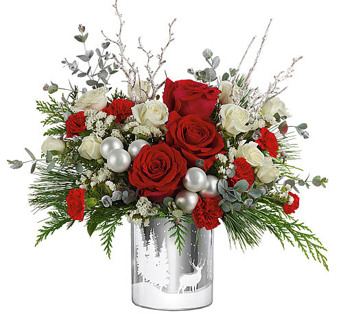 Teleflora's Wintry Wishes Bouquet #CH76TA · Teleflora Christmas ...