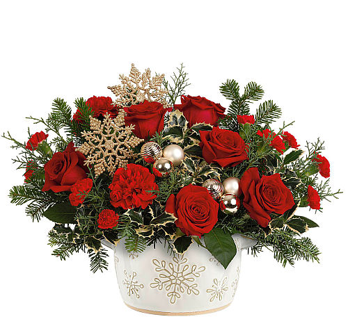 Teleflora's Snowflake Symphony Bouquet