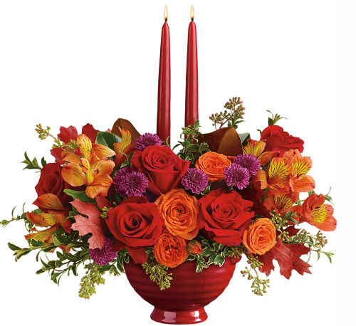 Teleflora's Brightest Bounty Centerpiece