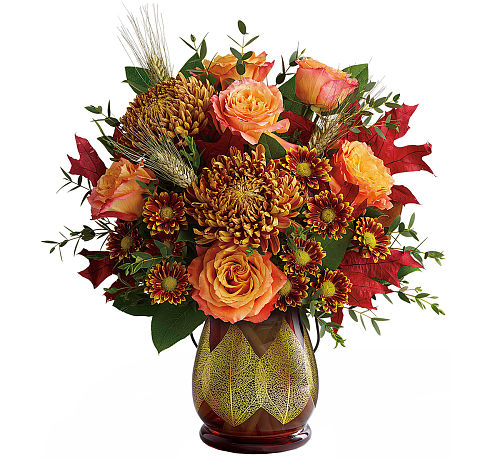 Teleflora's Fields Of Amber Bouquet