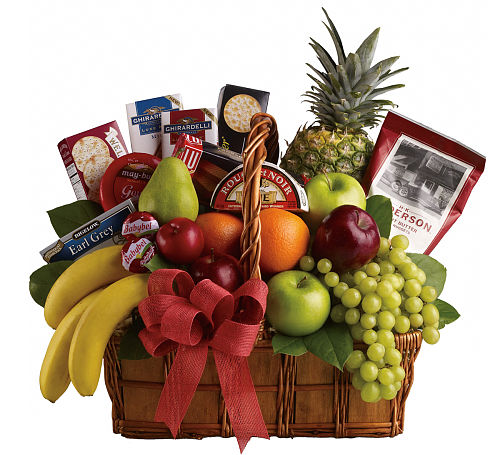 Teleflora's Bon Vivant Gourmet Basket