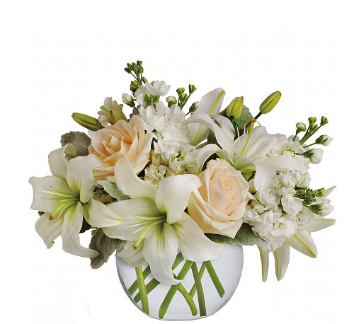 Teleflora's Isle of White #FN34TA · Teleflora Funeral ...