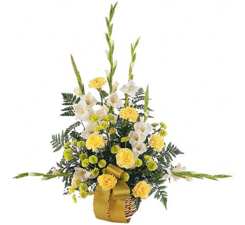 Teleflora's Vibrant Yellow Basket