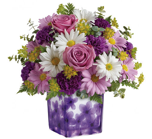 Teleflora's Dancing Violets Bouquet #MD48TA • Canada Flowers