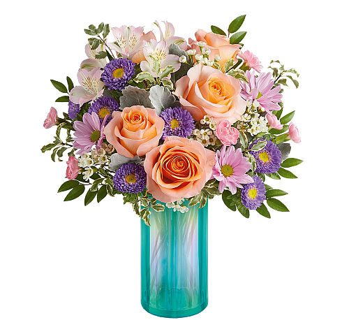 Teleflora's Aqua Rose Bouquet