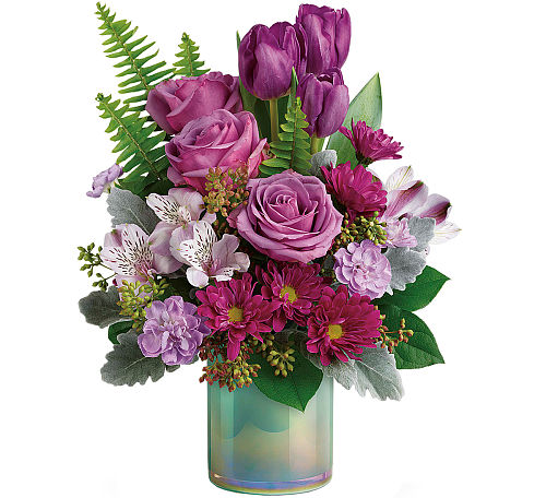 Teleflora's Art Glass Garden Bouquet