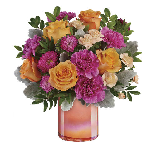 Teleflora's Perfect Spring Peach Bouquet