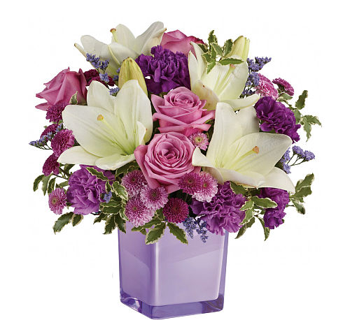 Teleflora's Pleasing Purple Bouquet #SPR23TA · Teleflora Spring Flowers ...