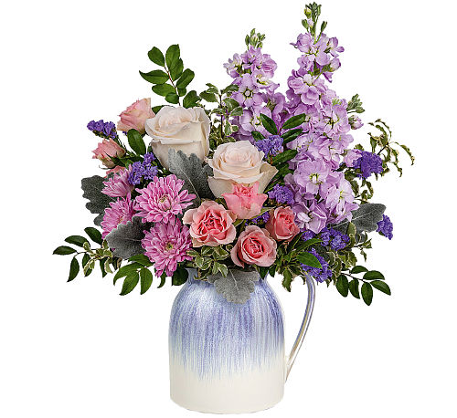 Teleflora's Pour on the Pretty Bouquet #SPR54TA • Canada Flowers