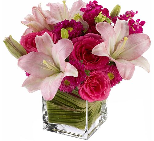 Teleflora's Posh Pinks Bouquet