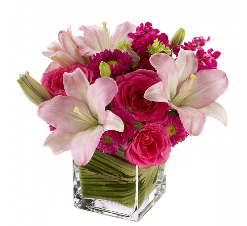 Teleflora's Posh Pinks Bouquet