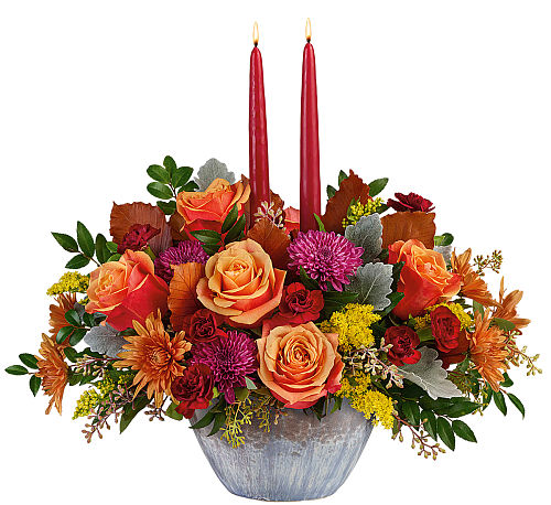 Teleflora's Harvest Jewels Centerpiece