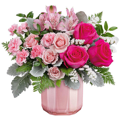 Teleflora's Blushing Gem Bouquet