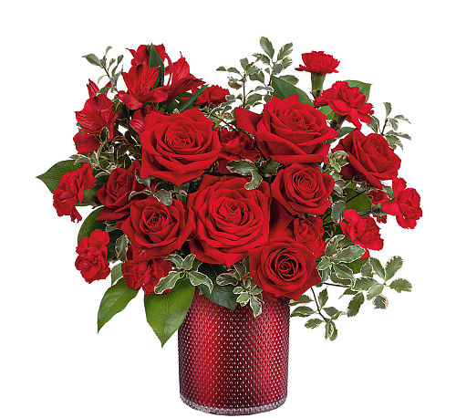 Teleflora's Radiant Crimson Bouquet