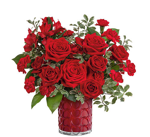 Teleflora's Radiant Hearts Bouquet