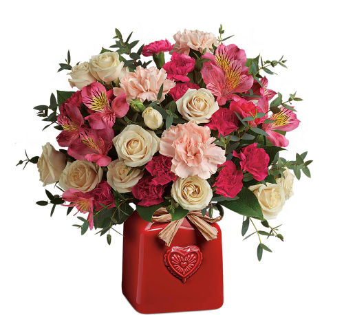 Teleflora's Vintage Heart Bouquet